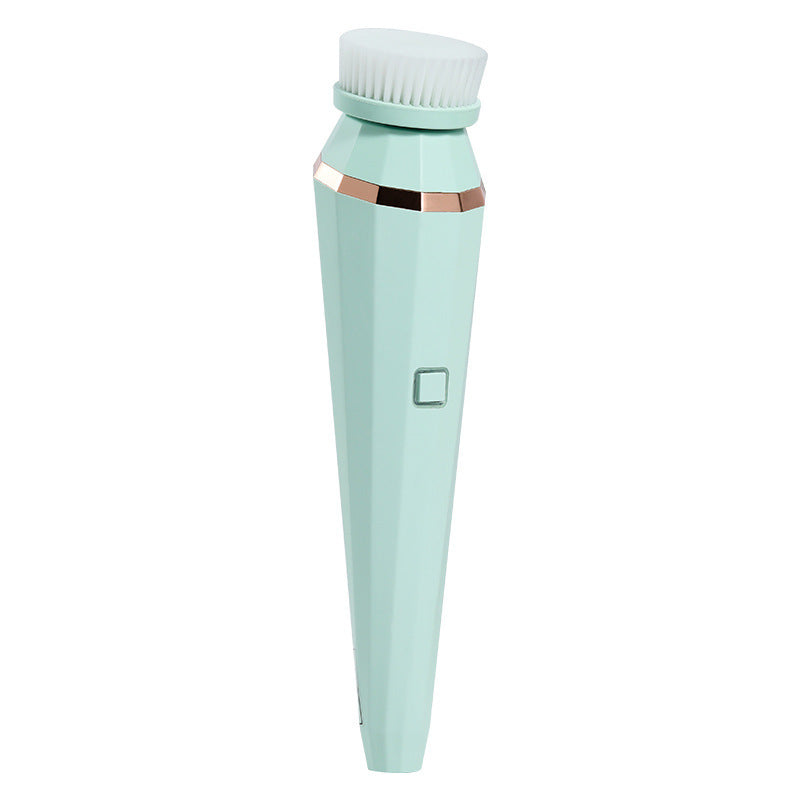 Rechargeable Electric Facial Cleansing Brush Soft Skin Care Portable Massager Face Brush Deep Cleaning Device