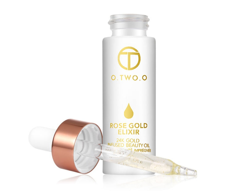 Rose Gold Elixir Skin Makeup Oil For Face Essential Oil Before Primer Foundation Moisturizing Face Oil Anti-aging