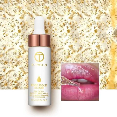 Rose Gold Elixir Skin Makeup Oil For Face Essential Oil Before Primer Foundation Moisturizing Face Oil Anti-aging