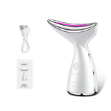 Microcurrent Neck Face Beauty Device With 3 Colors LED Photon Therapy Skin Tighten Reduce Double Chin Face Lifting Devices