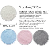 Reusable Cotton Pads Makeup Remover Pads Washable Round