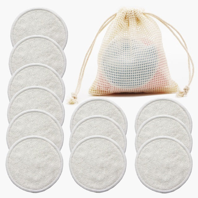 Reusable Cotton Pads Makeup Remover Pads Washable Round