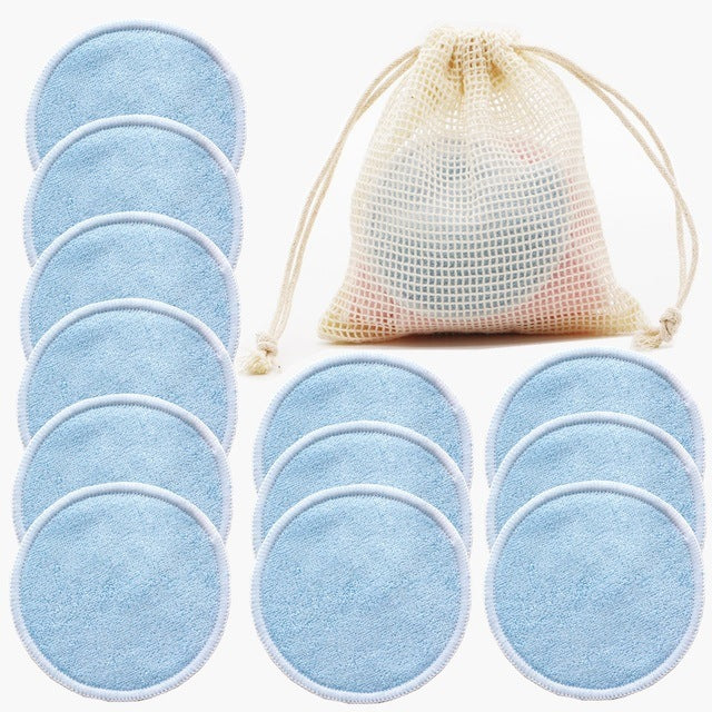 Reusable Cotton Pads Makeup Remover Pads Washable Round