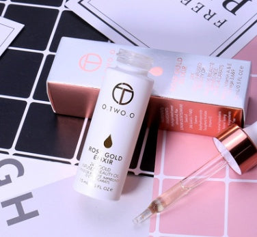 Rose Gold Elixir Skin Makeup Oil For Face Essential Oil Before Primer Foundation Moisturizing Face Oil Anti-aging