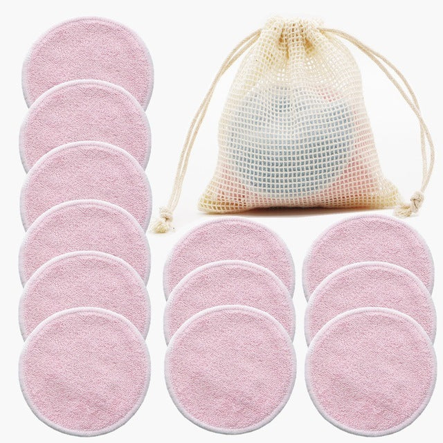 Reusable Cotton Pads Makeup Remover Pads Washable Round