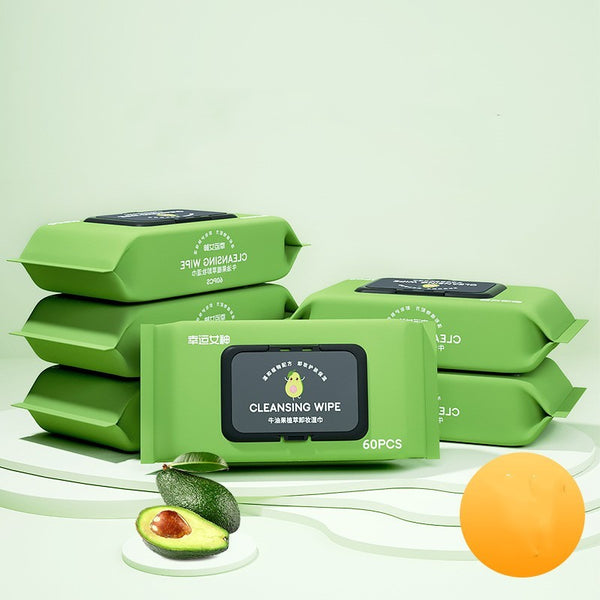 Avocado Makeup Remover Wipe Clean Face