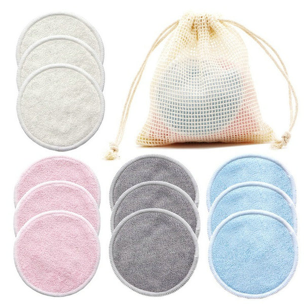Reusable Cotton Pads Makeup Remover Pads Washable Round